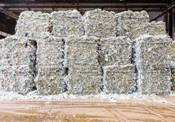 balen verwerkt drankkarton materiaal