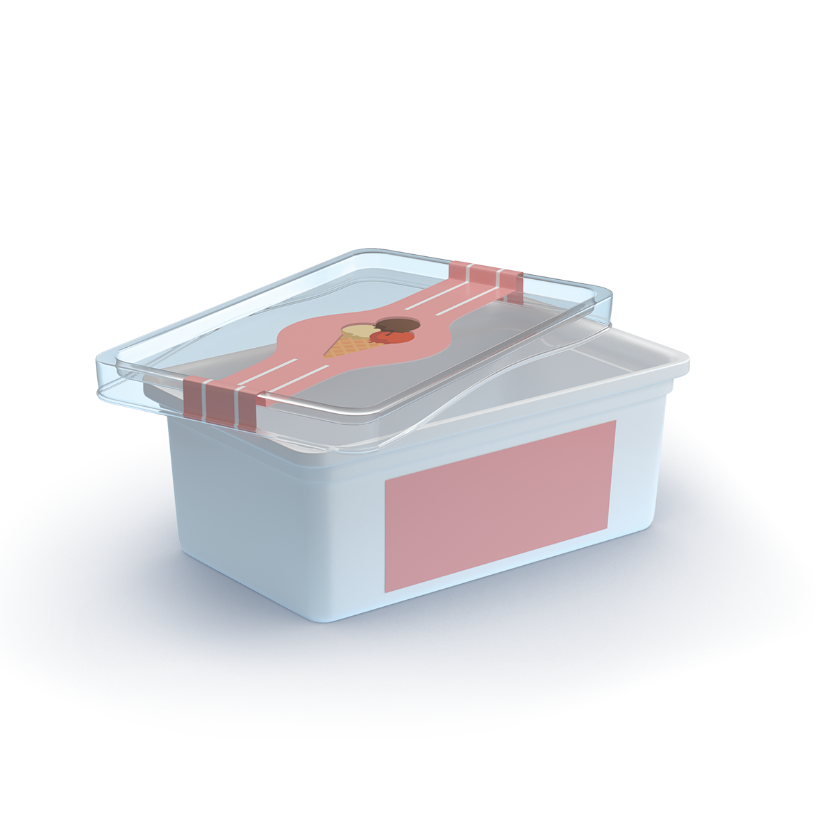 plastic pot roomijs